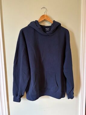 Hollister Women’s Navy Pullover Hoodie M
